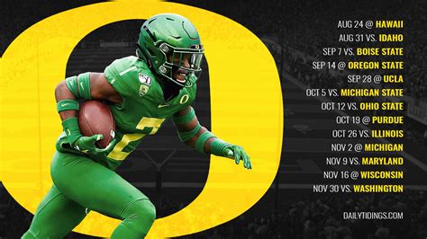 2010 oregon ducks schedule